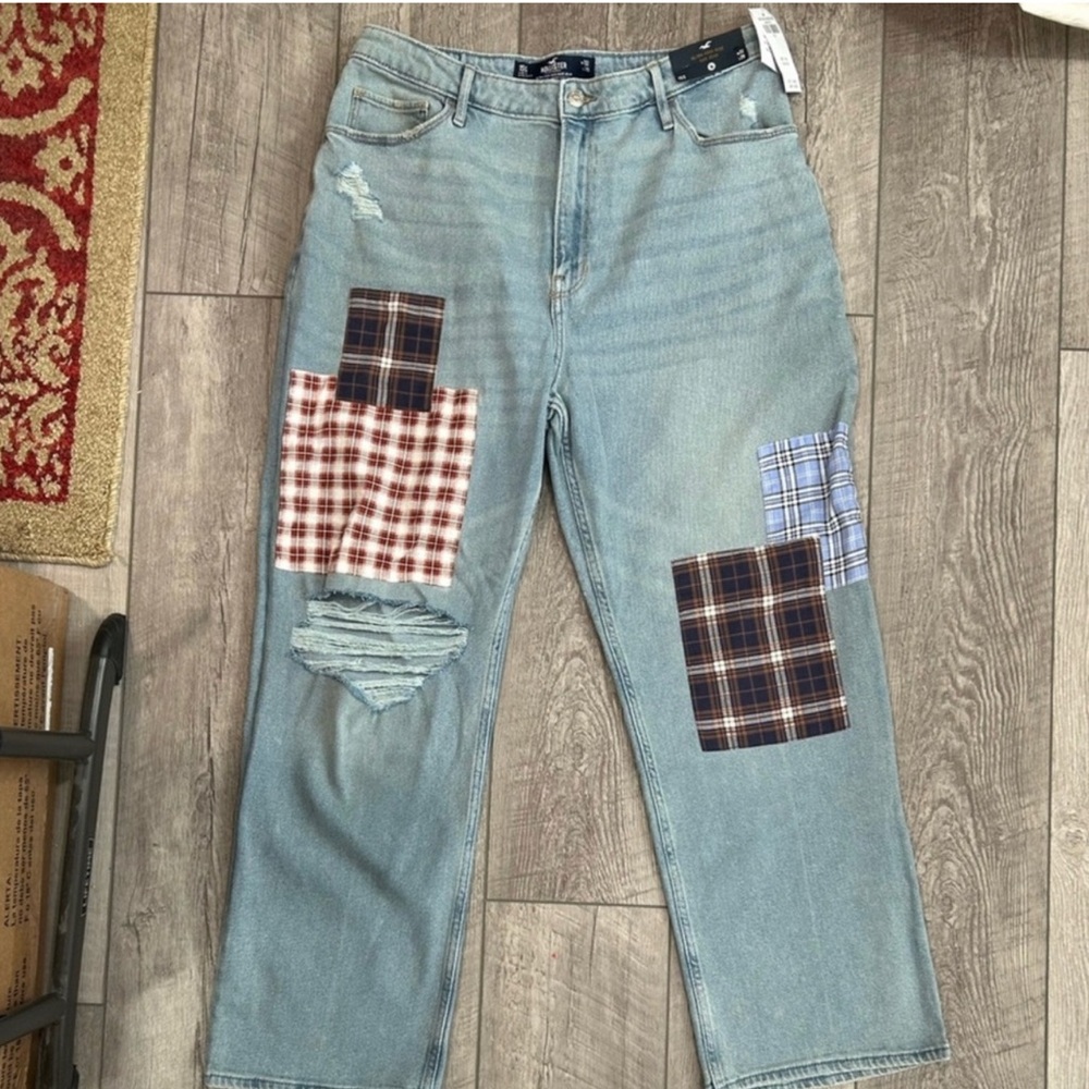 Hollister Patchwork Jeans